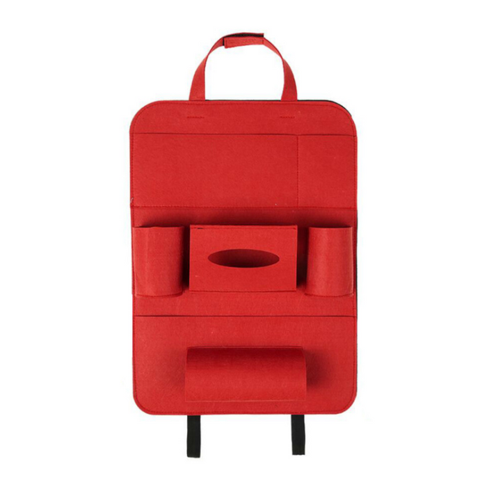 Car Backseat Organizer Car-Styling Holder Multi-Pocket Seat Wool Felt Storage Multifunction