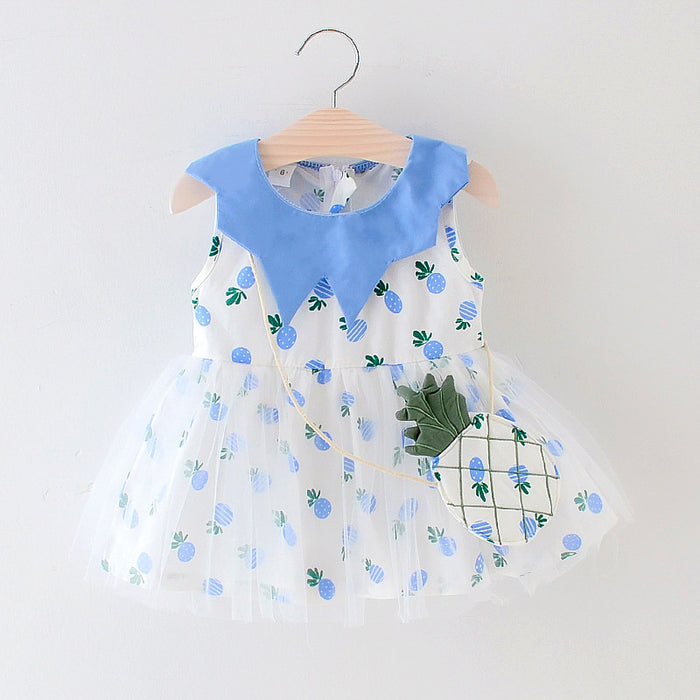 Summer New Girls' Dresses For Children Sleeveless