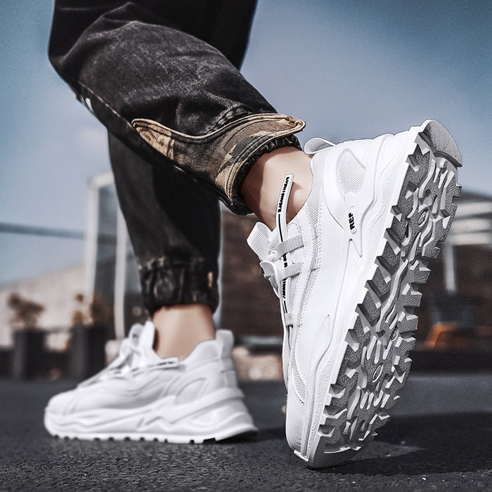 Spring And Summer New Mens Fashion Trend Casual Shoes Mesh Sports Running Shoes