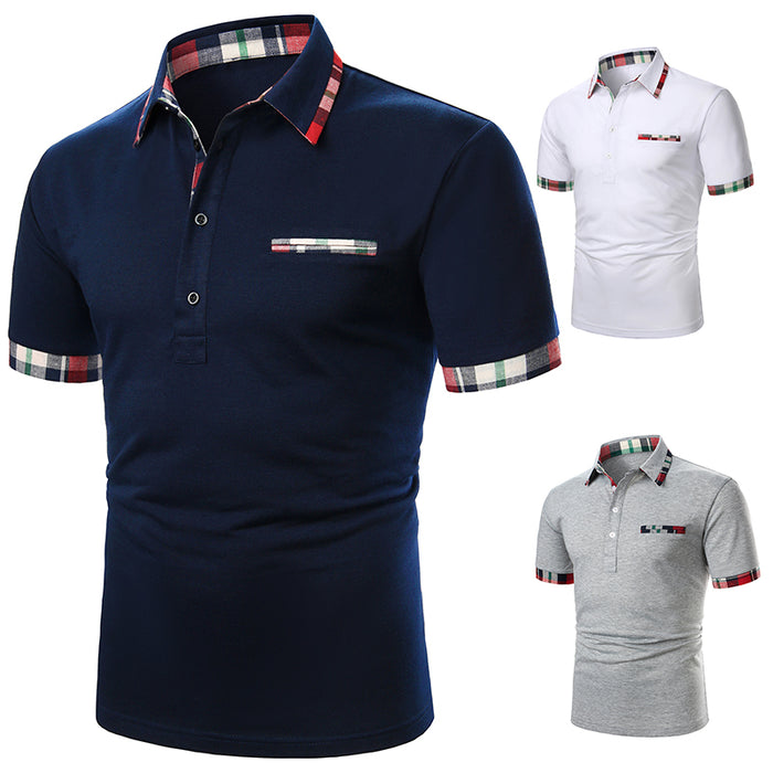 Herren-Poloshirt, kurzärmeliges Poloshirt