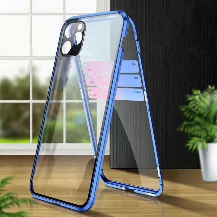 Double-sided glass magnetic phone case lens full-package protection magnetic phone case