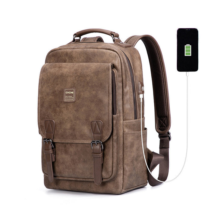 Men's Fashion Trend Backpack Men's Travel Bag Korean Leisure Youth Student School Bag Computer Bag