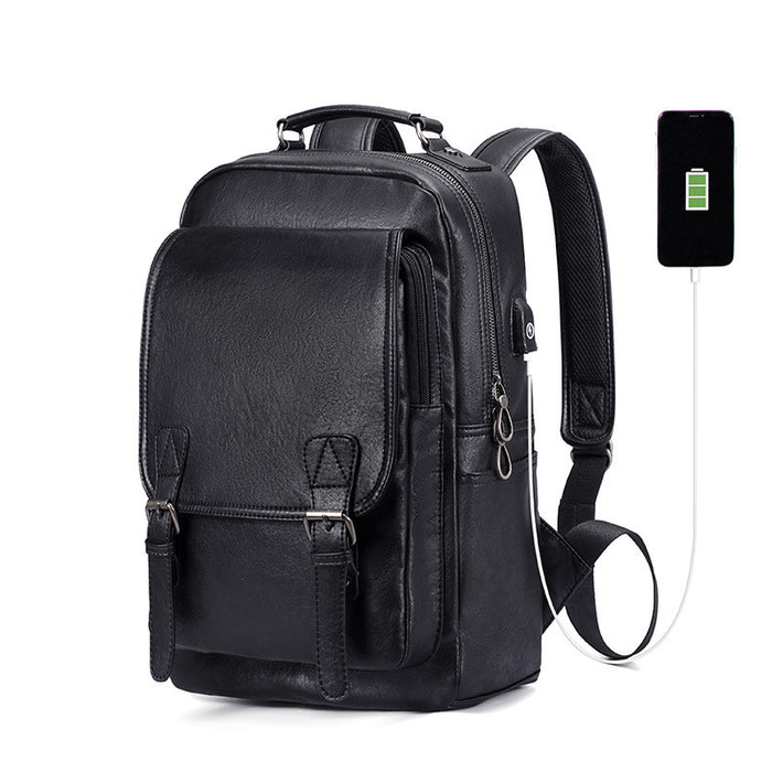 Men's Fashion Trend Backpack Men's Travel Bag Korean Leisure Youth Student School Bag Computer Bag