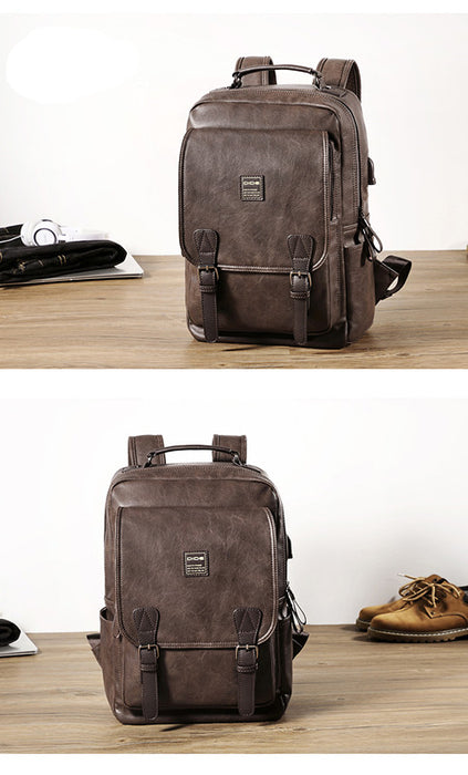 Men's Fashion Trend Backpack Men's Travel Bag Korean Leisure Youth Student School Bag Computer Bag