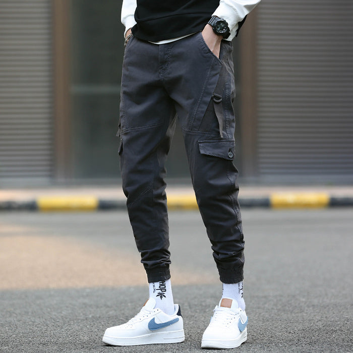 Men's Slim Fashion Casual Pants Cargo Pants