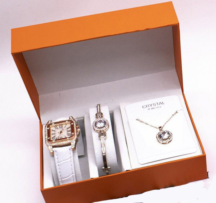 Wrist Watch Set 2020 Foreign Trade Watches Women New Necklace Bracelets Wristwatches Women