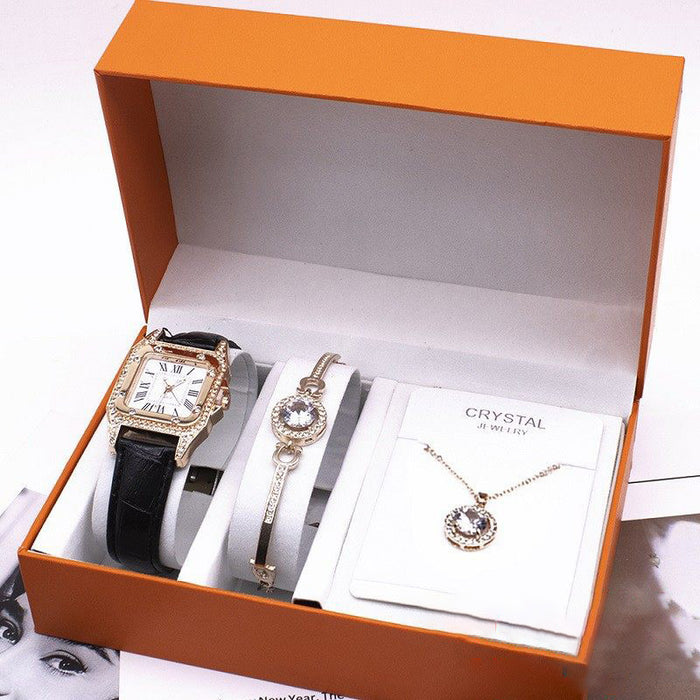 Wrist Watch Set 2020 Foreign Trade Watches Women New Necklace Bracelets Wristwatches Women