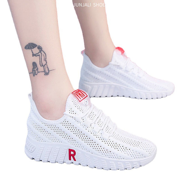 Women Tennis Shoes Bottom Sneakers Gym Female Sport Walking Breathable Mesh Women Sneakers Lightweight Sports Running Shoes