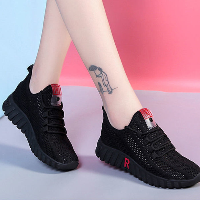 Women Tennis Shoes Bottom Sneakers Gym Female Sport Walking Breathable Mesh Women Sneakers Lightweight Sports Running Shoes