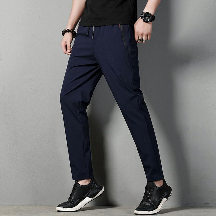 New Slim Pants Men's Thin Stretch Casual Pants