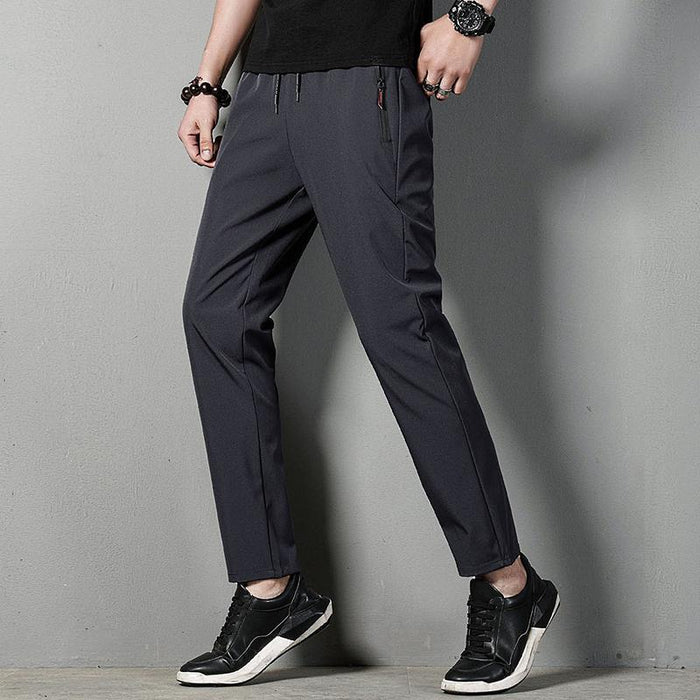 New Slim Pants Men's Thin Stretch Casual Pants