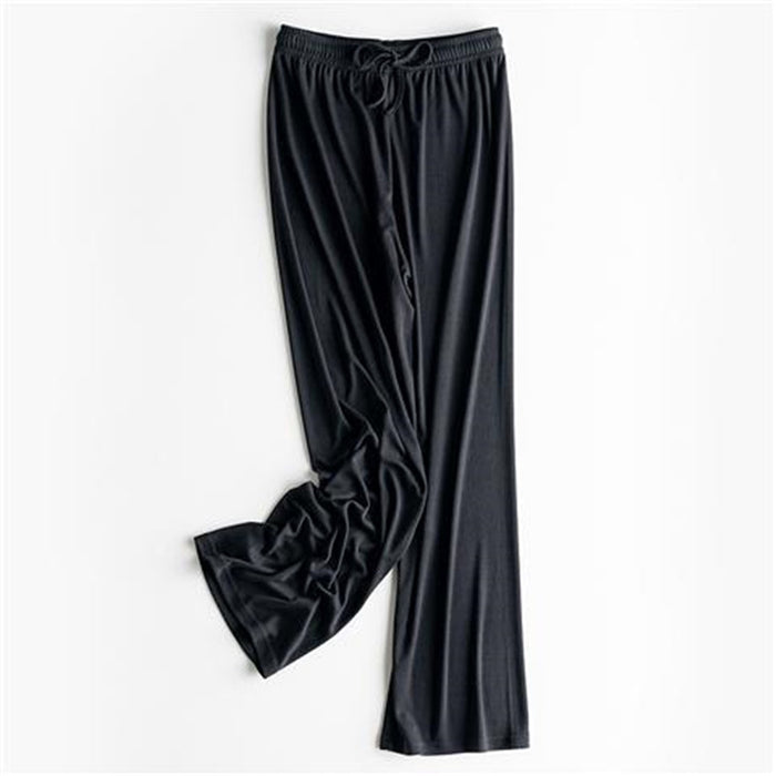 Knit Pants Were Thin And High-waisted Korean Pants Drape Feeling