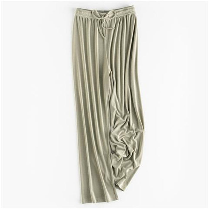 Knit Pants Were Thin And High-waisted Korean Pants Drape Feeling