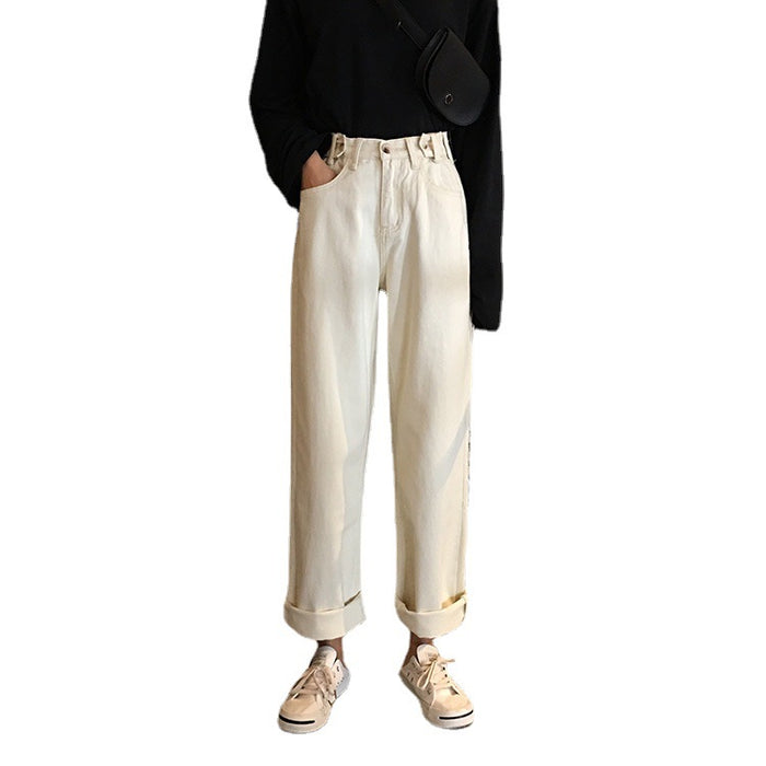 Jeans Wide-Leg Pants Straight-Leg Pants