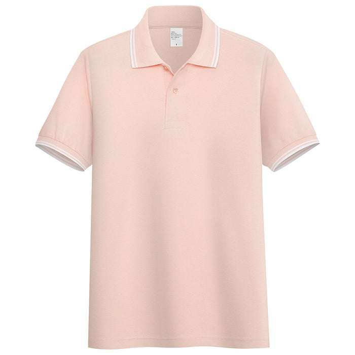 Summer Stand-up Collar Short-sleeved Polo Shirt Men