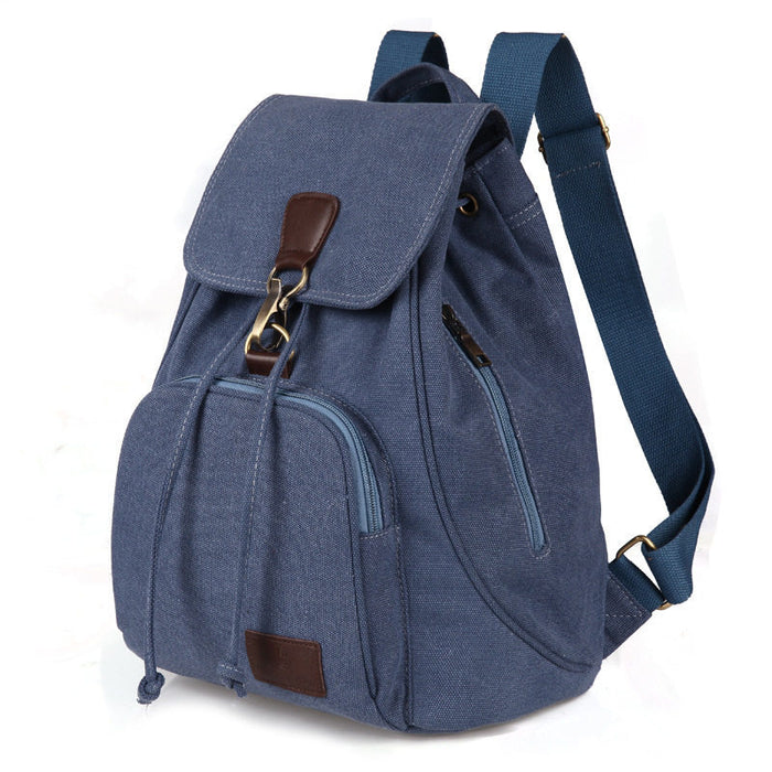 Women Backpack Vintage Canvas Bag Students School Bag