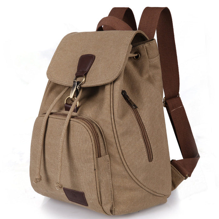 Women Backpack Vintage Canvas Bag Students School Bag