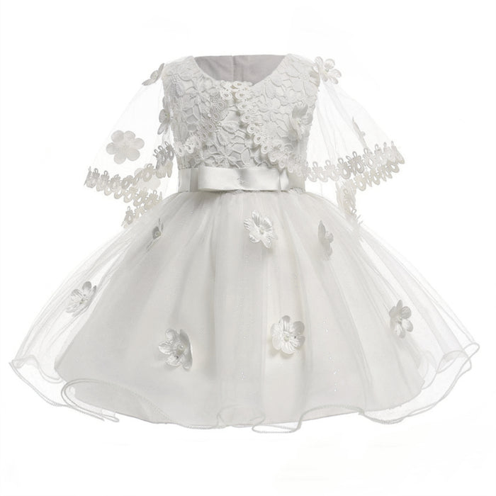 Girls Elegant Wedding Princess Dress Kids Party Formal Dress