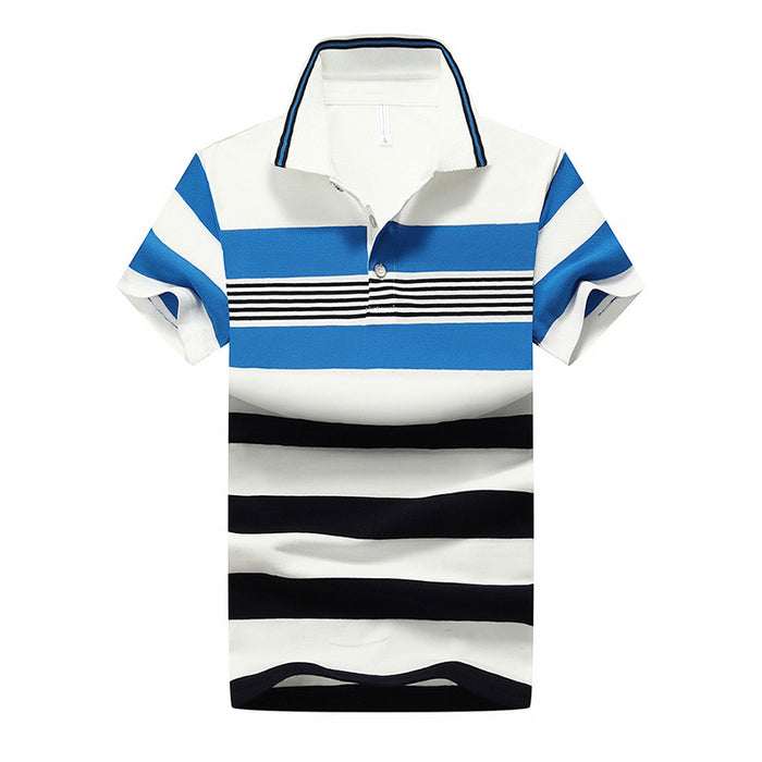 Men's Cotton Polo Shirt Short Sleeve T-Shirt