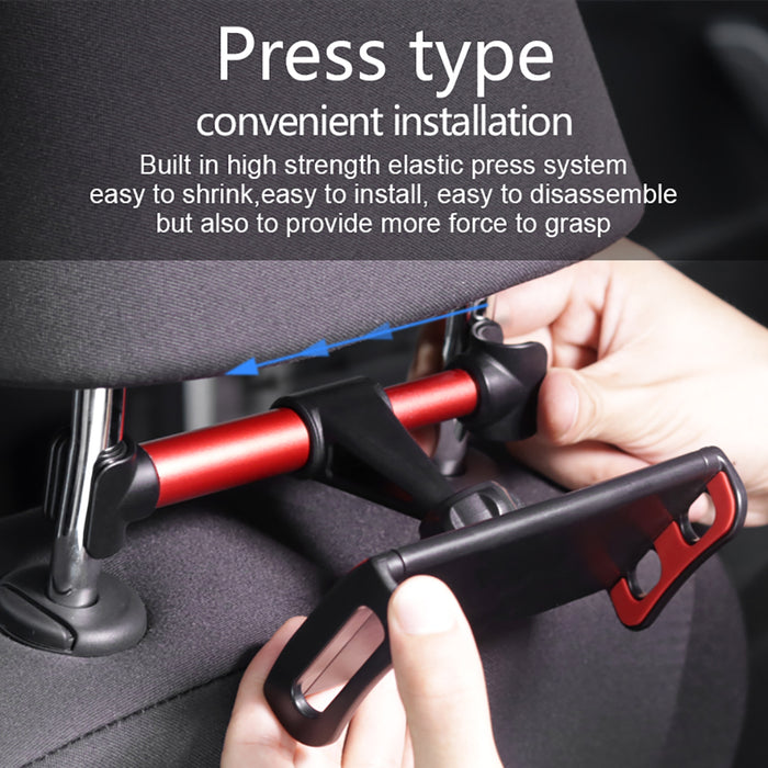 Compatible with Apple, Car Rear Pillow Phone Holder Tablet Car Stand Seat Rear Headrest Mounting Bracket For IPad Mini Tablet