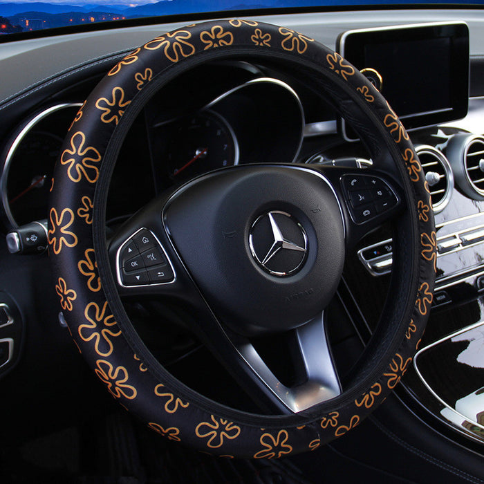 Beetle Printed Cloth Series Car Steering Wheel Cover