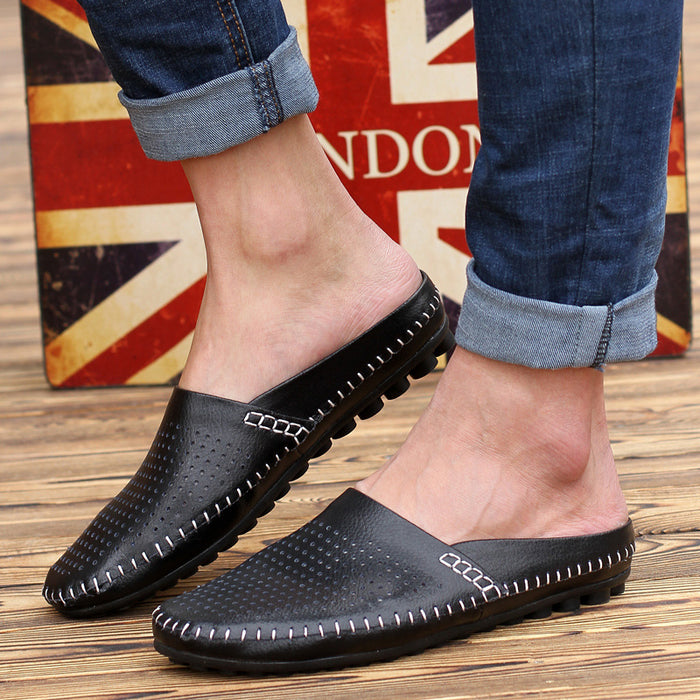 Summer New Style Baotou Half Slippers British Men