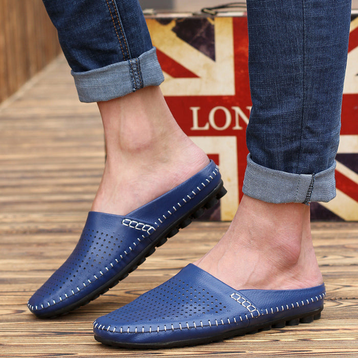 Summer New Style Baotou Half Slippers British Men