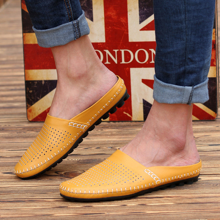 Summer New Style Baotou Half Slippers British Men