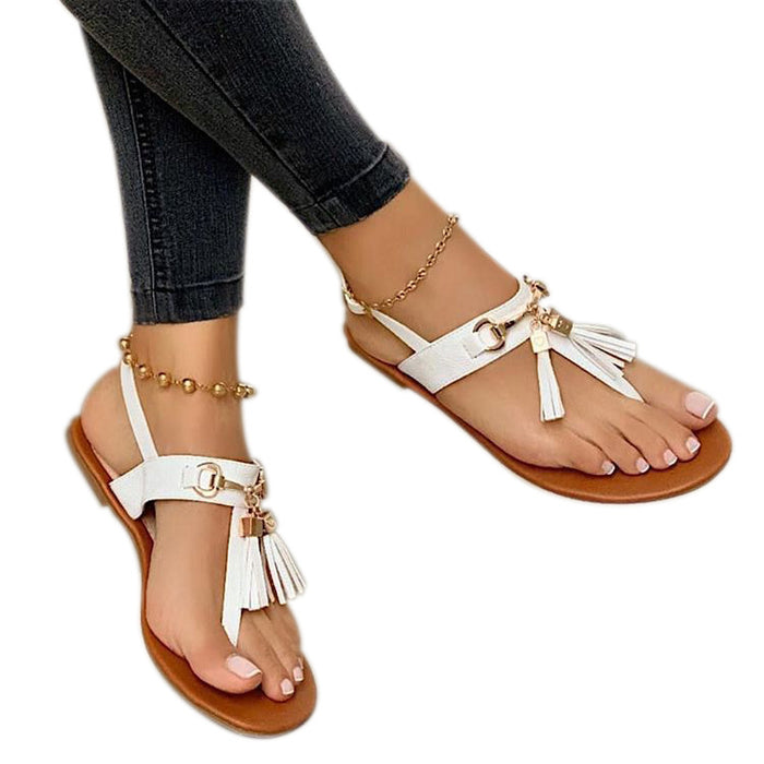 Flip-toe lightweight beach sandals women