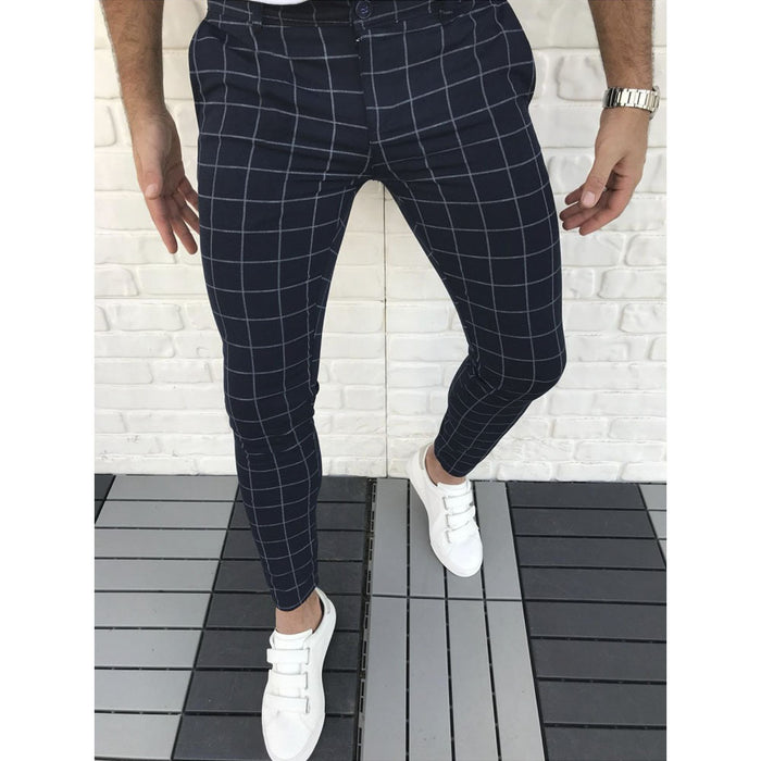 Slim straight leg pants hip hop track pants