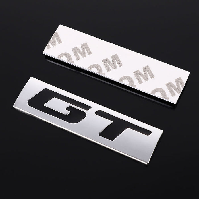 Turbocharged hybrid metal car sticker