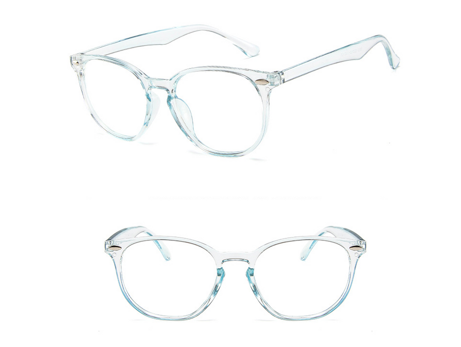 Anti Blue Light Round Computer Glasses Eyewear Frame