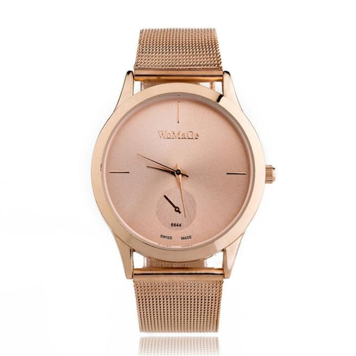 Mode Legierung Gürtel Mesh Uhr Unisex frauen uhren Minimalistischen Stil Quarzuhr relogio feminino saat Uhren für frauen