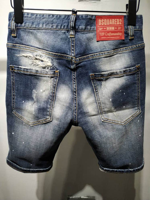 New Fashion Personality Men's Jeans Short