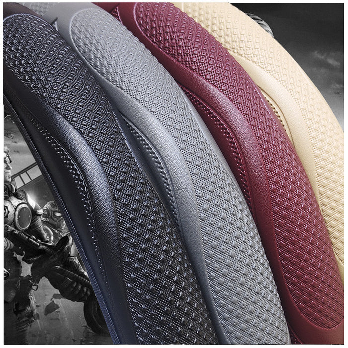 Wear-resistant Embossed Car Steering Wheel Cover Without Inner Ring