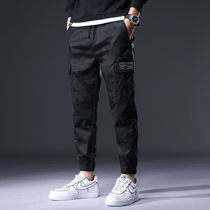 Personalized Camouflage Ankle Banded Pants Loose Men