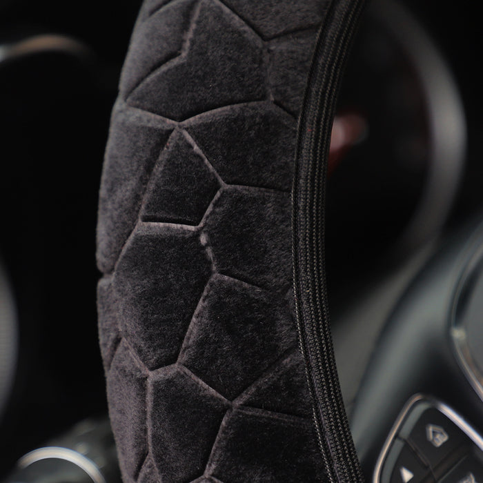 Car Steering Wheel Cover Water Cube Super Soft Short Pile