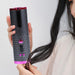 USB Rechargeable Cordless Auto-Rotating Ceramic Portable Hair Curler_5