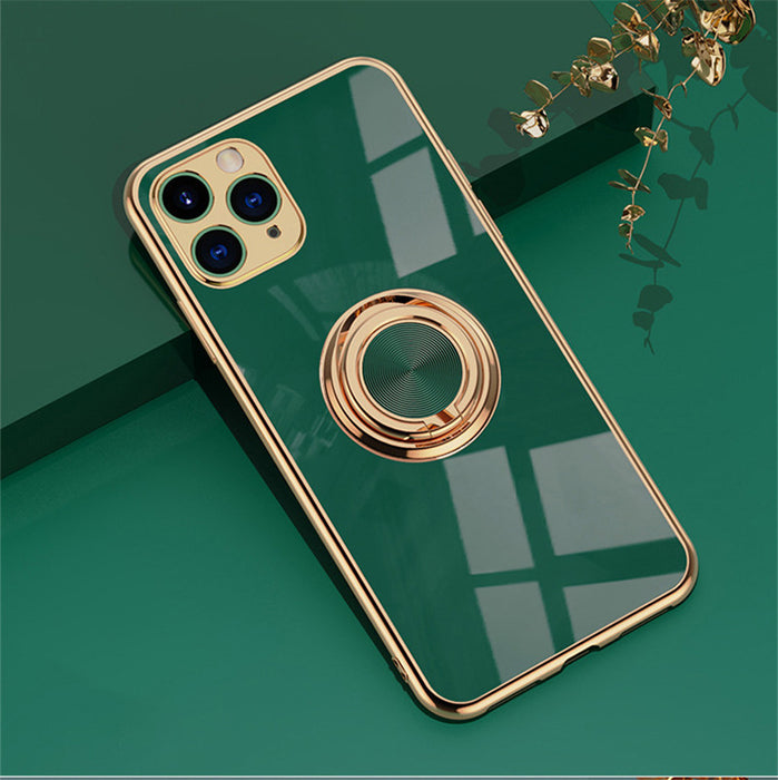 Compatible with Apple, Original Silicone Cover For iPhone 12 12 Pro Cover Case For iPhone 12 mini 11 Pro Max luxury Plating Phone Case for iphone11 Max