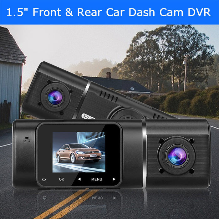 HD conjoined dual-lens car driving recorder