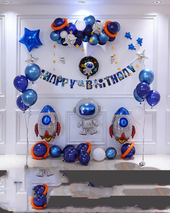 Nordic Style king Birthday Suit kids Party Decoration