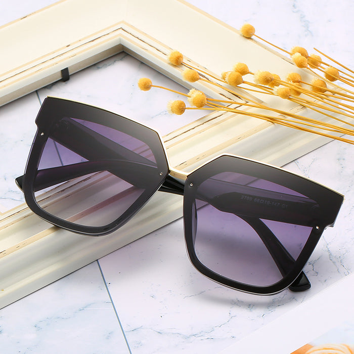 Fashion metal accessories sunglasses all-match glasses