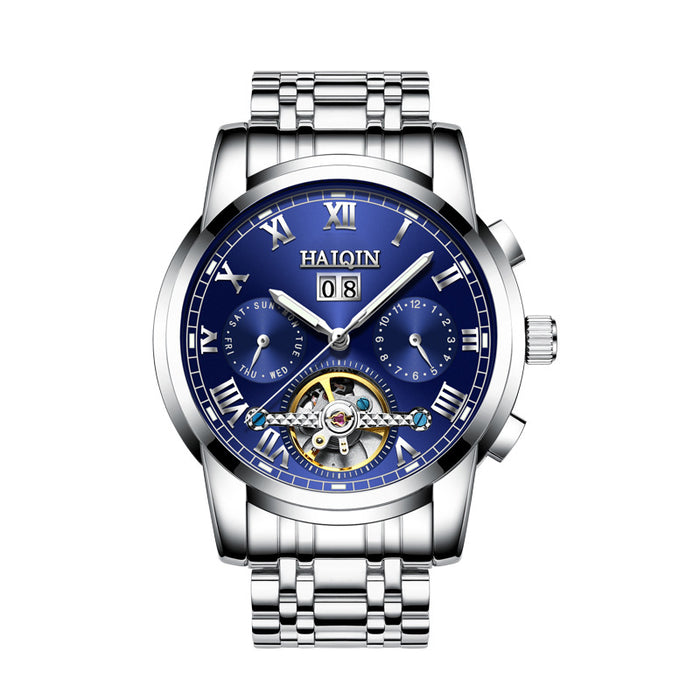 man watches hedge automatic mechanical watches Tourbillon waterproof hollow men's swimming.