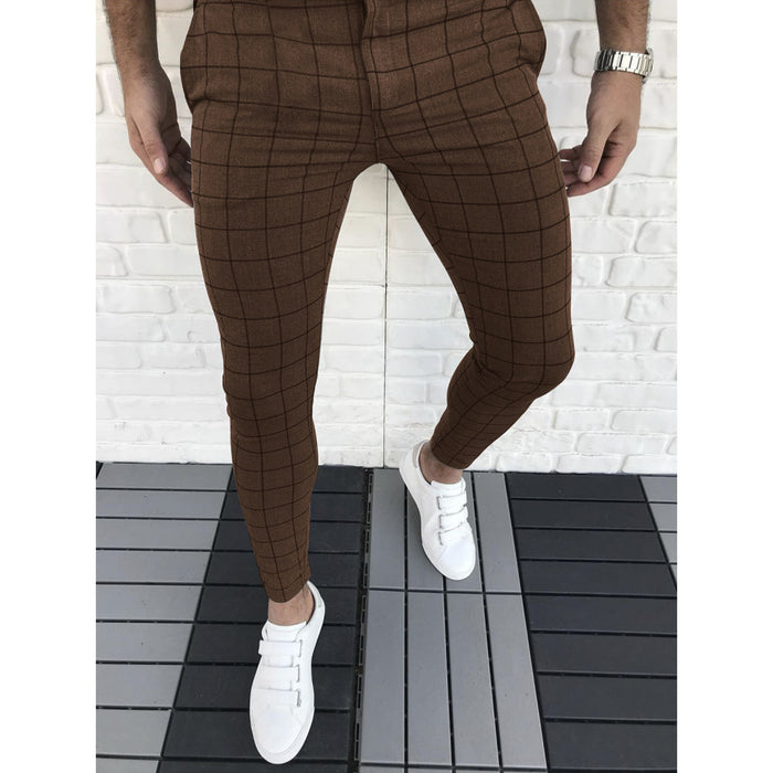 Slim straight leg pants hip hop track pants