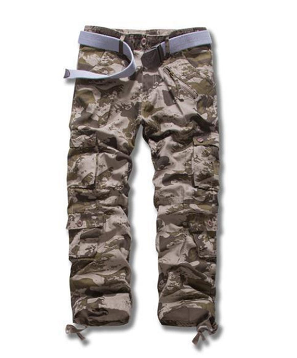 Cotton Long Men Pants Tactical Multi-pocket Outdoor Pants