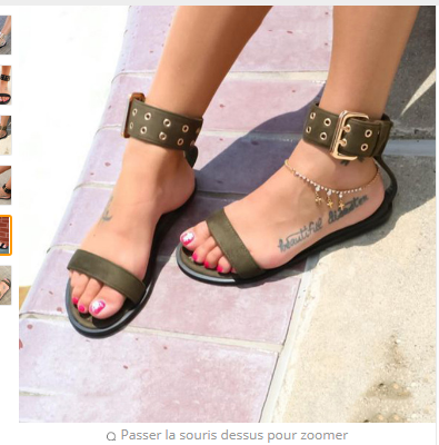 Rivet sandals