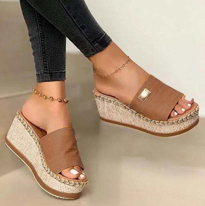 Platform sandals wedge heels fashion sandals