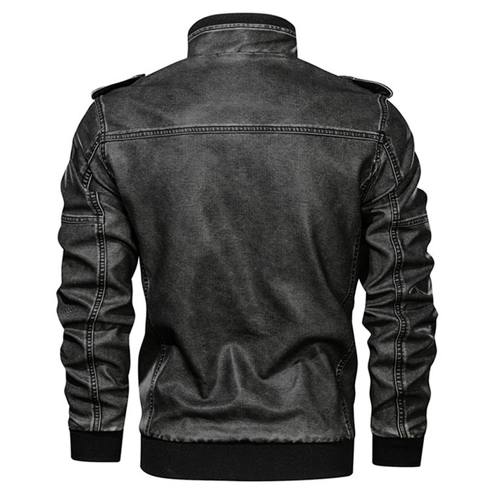 Winter And Autumn Men Leather Jacket Men Motorcycle Jackets