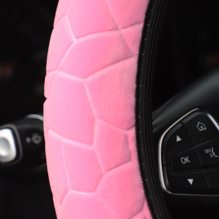 Car Steering Wheel Cover Water Cube Super Soft Short Pile