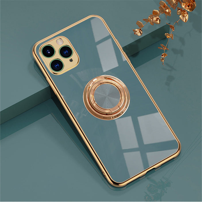 Compatible with Apple, Original Silicone Cover For iPhone 12 12 Pro Cover Case For iPhone 12 mini 11 Pro Max luxury Plating Phone Case for iphone11 Max
